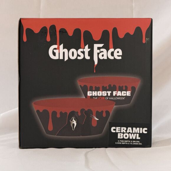 Surreal Entertainment Other - Ghostface Ceramic Bowl Official Horror Movie Merch. Scream 1996 Ghost Face RARE